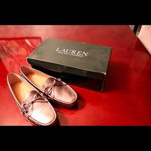 Ralph Lauren Briley Leather Loafer Driving Shoe